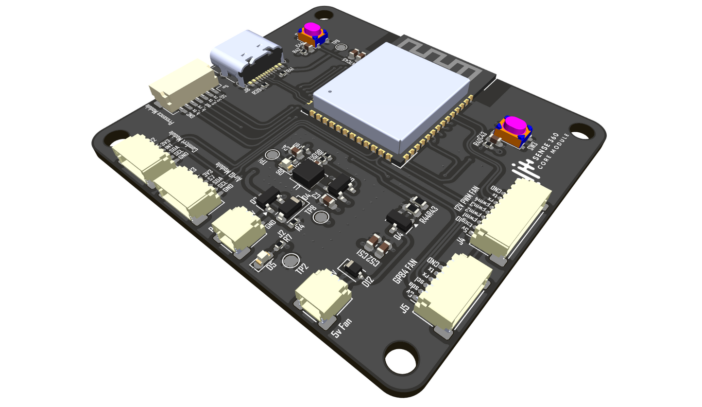 *Sense360 Core Board - Wall Version - Modular ESP32-S3 Controller
