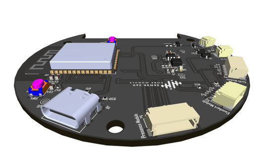 *Sense360 Core Board - Ceiling Version - Modular ESP32-S3 Controller