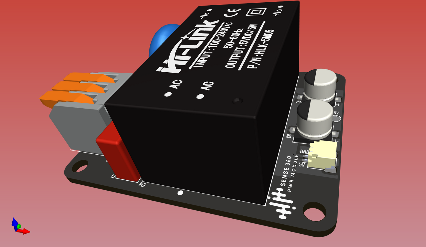 *Sense 360 PWR Module – AC to 5V DC Power Expansion